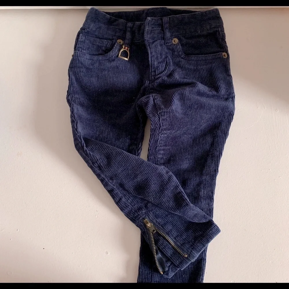 RALPH Lauren Girl Corduroy  pants- Size 2T Color Blue